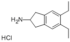 5,6-Diethyl-2,3-dihydro-1H-inden-2-amine hydrochloride CAS#: 312753-53-0
