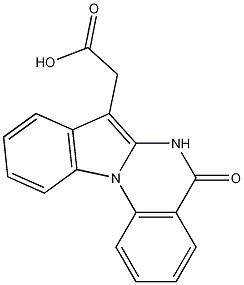 5,6-Dihydro-5-oxoindolo[1,2-a]quinazoline-7-acetic acid CAS#: 391670-48-7