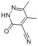 5,6-dimethyl-3-oxo-2H-pyridazine-4-carbonitrile CAS#: 40380-36-7