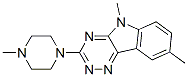 5,8-Dimethyl-3-(4-methyl-1-piperazinyl)-5H-1,2,4-triazino(5,6-b)indole CAS#: 149756-69-4