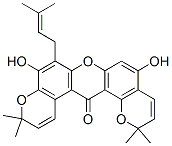 5,9-Dihydroxy-2,2,11,11-tetramethyl-8-(3-methyl-2-butenyl)-2H-dipyrano[2,3-a:2',3'-j]xanthen-14(11H)-one CAS#: 40738-45-2