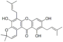 5,9,11-Trihydroxy-3,3-dimethyl-6,10-bis(3-methyl-2-butenyl)pyrano[3,2-a]xanthen-12(3H)-one CAS#: 40738-44-1