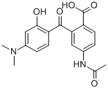 5Acetamido-2carboxy-4-dimethylamino-2-hydroxybenzophenone CAS#: 166442-37-1