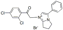 5H-Pyrrolo[1,2-a]imidazolium,  1-[2-(2,4-dichlorophenyl)-2-oxoethyl]-6,7-dihydro-3-phenyl-,  bromide  (9CI) CAS#: 351859-62-6