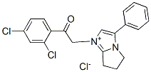 5H-Pyrrolo[1,2-a]imidazolium,  1-[2-(2,4-dichlorophenyl)-2-oxoethyl]-6,7-dihydro-3-phenyl-,  chloride  (9CI) CAS#: 366492-45-7
