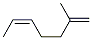 (5Z)-2-Methyl-1,5-heptadiene CAS#: 41044-64-8