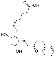 (5Z)-7-[(1R,2R,3R,5S)-3,5-Dihydroxy-2-(3-oxo-5-phenylpentyl)cyclopentyl]-5-heptenoic Acid CAS#: 369585-22-8
