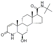 (5a,6a,17)-N-(1,1-Dimethylethyl)-6-hydroxy-3-oxo-4-azaandrost-1-ene-17-carboxamide CAS#: 154387-62-9
