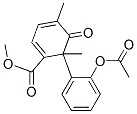 6-[2-(Acetyloxy)phenyl]-4,6-dimethyl-5-oxo-1,3-cyclohexadiene-1-carboxylic acid methyl ester CAS#: 40801-44-3