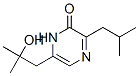6-(2-Hydroxy-2-methylpropyl)-3-(2-methylpropyl)-2(1H)-pyrazinone CAS#: 40034-14-8