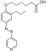 6-[2-PROPYL-4-(4-PYRIDYLAZO)PHENOXY]HEXANOIC ACID CAS#: 312694-02-3
