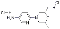 6-[(2R,6S)-2,6-Dimethylmorpholin-4-yl]pyridin-3-amine dihydrochloride CAS#: 154179-39-2