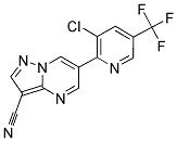 6-[3-CHLORO-5-(TRIFLUOROMETHYL)-2-PYRIDINYL]PYRAZOLO[1,5-A]PYRIMIDINE-3-CARBONITRILE CAS#: 338793-43-4