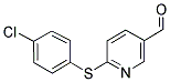 6-[(4-CHLOROPHENYL)SULFANYL]NICOTINALDEHYDE CAS#: 328547-40-6