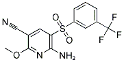 6-AMINO-2-METHOXY-5-([3-(TRIFLUOROMETHYL)PHENYL]SULFONYL)NICOTINONITRILE CAS#: 338774-45-1