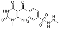 6-Amino-5-(4-sulfonamidobenzoyl)-N-(methylamino)-1-methyluracil CAS#: 149981-39-5