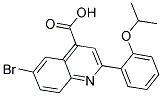 6-BROMO-2-(2-ISOPROPOXY-PHENYL)-QUINOLINE-4-CARBOXYLIC ACID CAS#: 354539-41-6