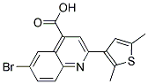 6-BROMO-2-(2,5-DIMETHYL-THIOPHEN-3-YL)-QUINOLINE-4-CARBOXYLIC ACID CAS#: 350999-86-9