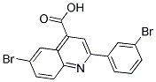 6-BROMO-2-(3-BROMOPHENYL)QUINOLINE-4-CARBOXYLIC ACID CAS#: 350998-36-6