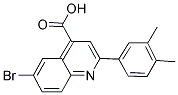 6-BROMO-2-(3,4-DIMETHYL-PHENYL)-QUINOLINE-4-CARBOXYLIC ACID CAS#: 351155-45-8