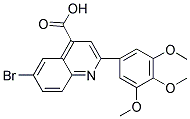 6-BROMO-2-(3,4,5-TRIMETHOXY-PHENYL)-QUINOLINE-4-CARBOXYLIC ACID CAS#: 351329-63-0