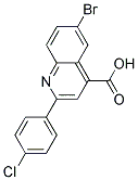 6-BROMO-2-(4-CHLORO-PHENYL)-QUINOLINE-4-CARBOXYLIC ACID CAS#: 351327-32-7