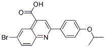 6-BROMO-2-(4-ISOPROPOXY-PHENYL)-QUINOLINE-4-CARBOXYLIC ACID CAS#: 351001-10-0