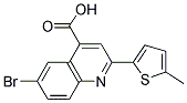 6-BROMO-2-(5-METHYLTHIOPHEN-2-YL)QUINOLINE-4-CARBOXYLIC ACID CAS#: 350998-05-9