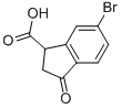 6-BROMO-2,3-DIHYDRO-3-OXO-1H-INDENE-1-CARBOXYLIC ACID CAS#: 354580-62-4