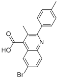 6-BROMO-3-METHYL-2-4-TOLYLQUINOLINE-4-CARBOXYLIC ACID CAS#: 351000-02-7