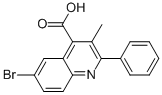 6-BROMO-3-METHYL-2-PHENYLQUINOLINE-4-CARBOXYLIC ACID CAS#: 330834-94-1