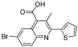 6-BROMO-3-METHYL-2-THIOPHEN-2-YL-QUINOLINE-4-CARBOXYLIC ACID CAS#: 354537-98-7