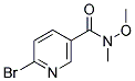 6-BROMO-N-METHOXY-N-METHYLNICOTINAMIDE CAS#: 149806-05-3