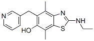 6-Benzothiazolol,  2-(ethylamino)-4,7-dimethyl-5-(3-pyridinylmethyl)- CAS#: 145096-32-8