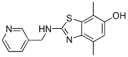 6-Benzothiazolol,  4,7-dimethyl-2-[(3-pyridinylmethyl)amino]- CAS#: 145096-25-9