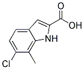 6-CHLORO-7-METHYL-1H-INDOLE-2-CARBOXYLIC ACID CAS#: 383132-29-4