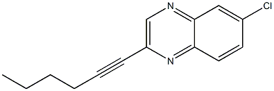 6-Chloro-2-(hex-1-yn-1-yl)quinoxaline CAS#: 335159-60-9