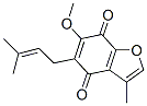 6-Methoxy-3-methyl-5-(3-methyl-2-butenyl)-4,7-benzofurandione CAS#: 41753-38-2