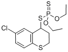 (6-chlorothiochroman-4-yl)sulfanyl-diethoxy-sulfanylidene-phosphorane CAS#: 41219-31-2