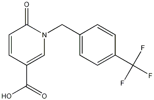 6-oxo-1-(4-(trifluoromethyl)benzyl)-1,6-dihydropyridine-3-carboxylic acid CAS#: 338783-75-8