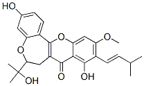 6,7-Dihydro-3,9-dihydroxy-6-(1-hydroxy-1-methylethyl)-11-methoxy-10-(3-methyl-1-butenyl)-8H-[1]benzopyrano[3,2-d][1]benzoxepin-8-one CAS#: 40413-47-6