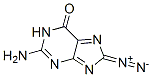 6H-Purin-6-one, 2-amino-8-diazo-1,8-dihydro- CAS#: 337536-54-6