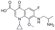 7-[(2-Aminopropyl)amino]-1-cyclopropyl-6-fluoro-1,4-dihydro-8-methoxy-4-oxo-3-quinolinecarboxylic Acid CAS#: 172426-87-8