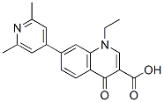 7-(2,6-dimethyl-4-pyridyl)-1-ethyl-1,4-dihydro-4-oxoquinoline-3-carboxylic acid CAS#: 40034-50-2