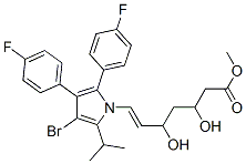7-(3-bromo-4,5-bis(4-fluorophenyl)-2-(1-methylethyl)-1H-pyrrol-1-yl)-3,5-dihydroxy-6-heptenoic acid methyl ester CAS#: 151106-12-6