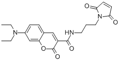 7-DIETHYLAMINO-3-[N-(3-MALEIMIDOPROPYL)C CAS#: 160291-54-3
