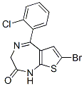7-bromo-5-(2-chlorophenyl)-1,3-dihydro-2H-thieno(2,3-e)(1,4)diazepin-2-one CAS#: 40017-65-0