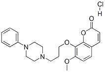 7-methoxy-8-[3-(4-phenylpiperazin-1-yl)propoxy]chromen-2-one hydrochlo ride CAS#: 148711-82-4