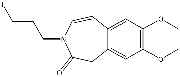 7,8-Dimethoxy-3-(3-iodopropyl)-1,3-dihydro-2H-3-benzazepin-2-one CAS#: 148870-57-9