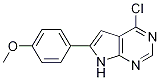 7H-Pyrrolo[2,3-d]pyriMidine, 4-chloro-6-(4-Methoxyphenyl)- CAS#: 173459-03-5